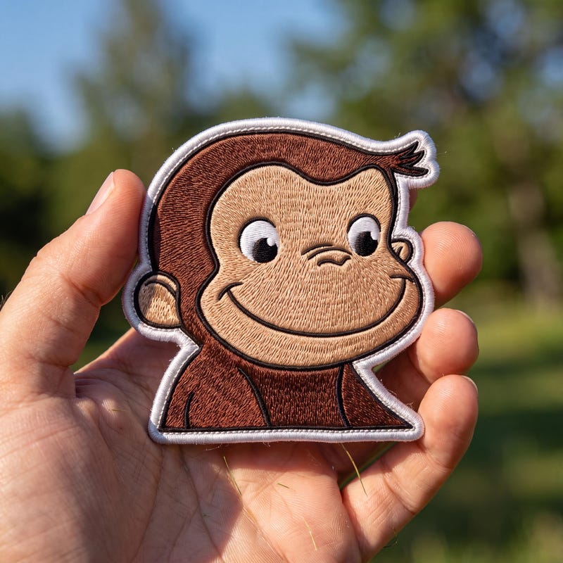George Monkey Patch Curious George Backpacks - Etsy