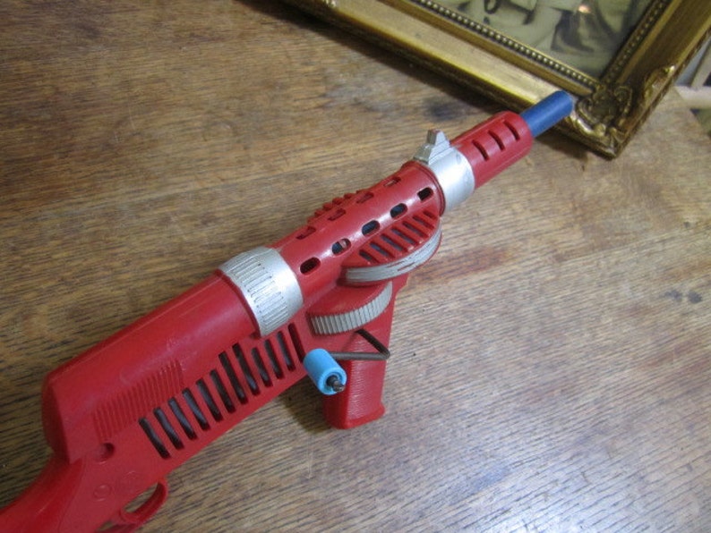 Vintage MARX Plastic Toy Machine Gun. Tommy Gun. Noisy RAT A Etsy