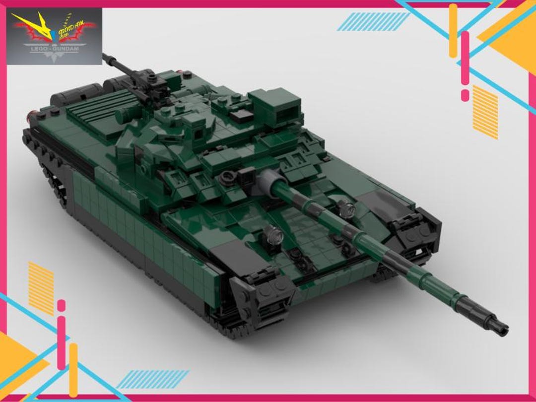 Assembly Toy Non-lego Moc Army Tank T72AV Camo - Etsy