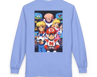Captain N the game master Long Sleeve Tee | Retro gaming logo