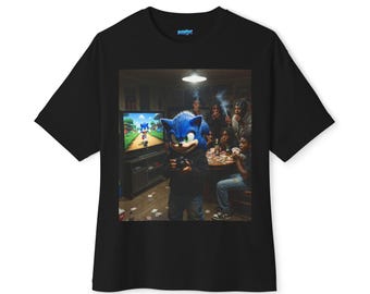Sonic in the Hood T-Shirt | Retro Video Game Streetwear