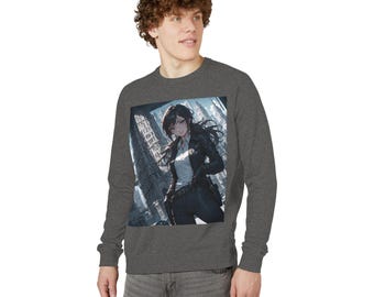 Waifu Brand Raglan Crewneck anime logo