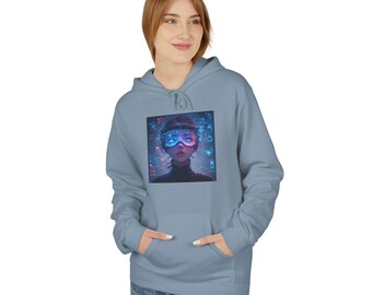 Gamer Girl Hoodie | Retro Controller Graphic, Gaming Aesthetic