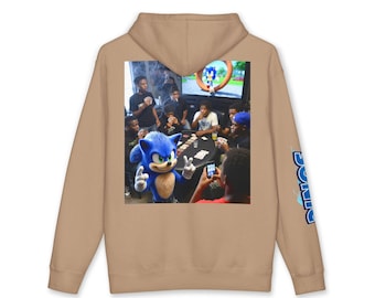 NEW**Sonic in the Hood LEVEL-UP Hoodie | Sonic the Hedgehog Streetwear