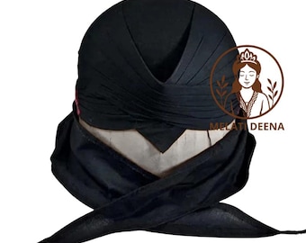 Black Sunan Kalijaga Folded Blangkon – Traditional Indonesian Headpiece (Sliwir Style)