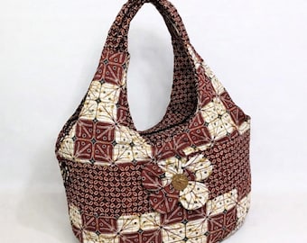 Handmade Batik Tote Bag: Malioboro Jogja Ethnic Style Shoulder Bag