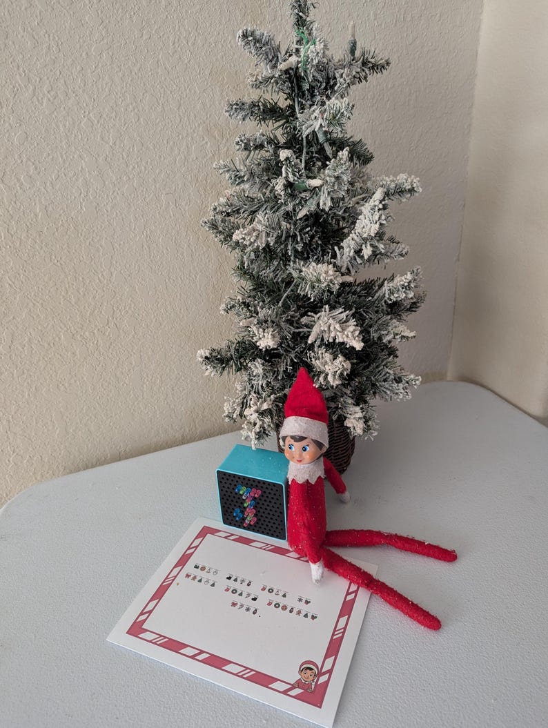Secret Message Generator + Elf Decoder Wheel | Printable Elf Cipher ...