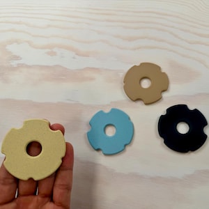 Hand-Walze oder Fuß-Walzenabwurf- Keramikwerkzeug-Modell Round- 5 Radius "Frisbi"