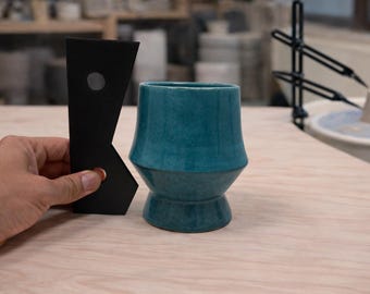 Pottery Rib Tool for Mugs, Cups & Vases for Wheel Throwing | 5 Sizes | "Varelo"