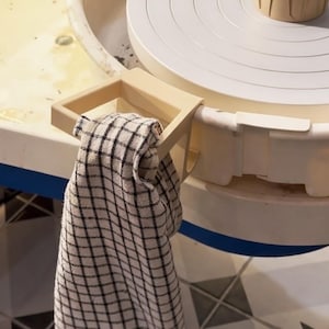 Töpferscheibe Wash Pan Handtuchhalter | Clip-On Studio Organizer Werkzeug ""Barri"""
