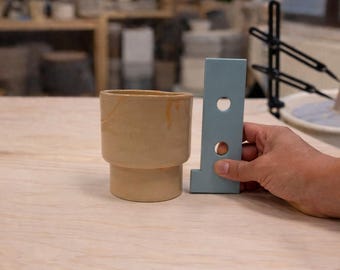 Pottery Rib Tool for Mugs, Cups & Vases for Wheel Throwing | 5 Sizes | "Kant"