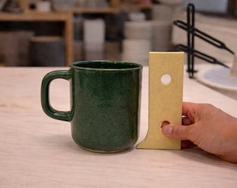 Pottery Rib Tool for Mugs, Cups & Vases for Wheel Throwing | 5 Sizes | "Loop"