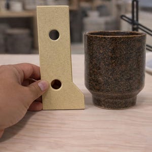 Herramienta para moldear cerámica en torno de alfarero para tazas, vasos y jarrones / 5 tamaños / "The Virelle"