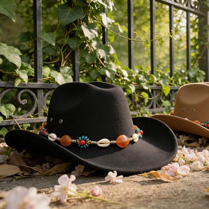 Black 30 Cowboy Hat - Etsy display picture 2