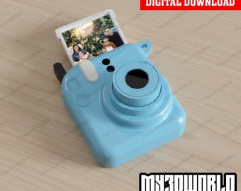 Llavero Fidget para cámara Instax Mini – Archivo STL/3MF (Descarga digital)