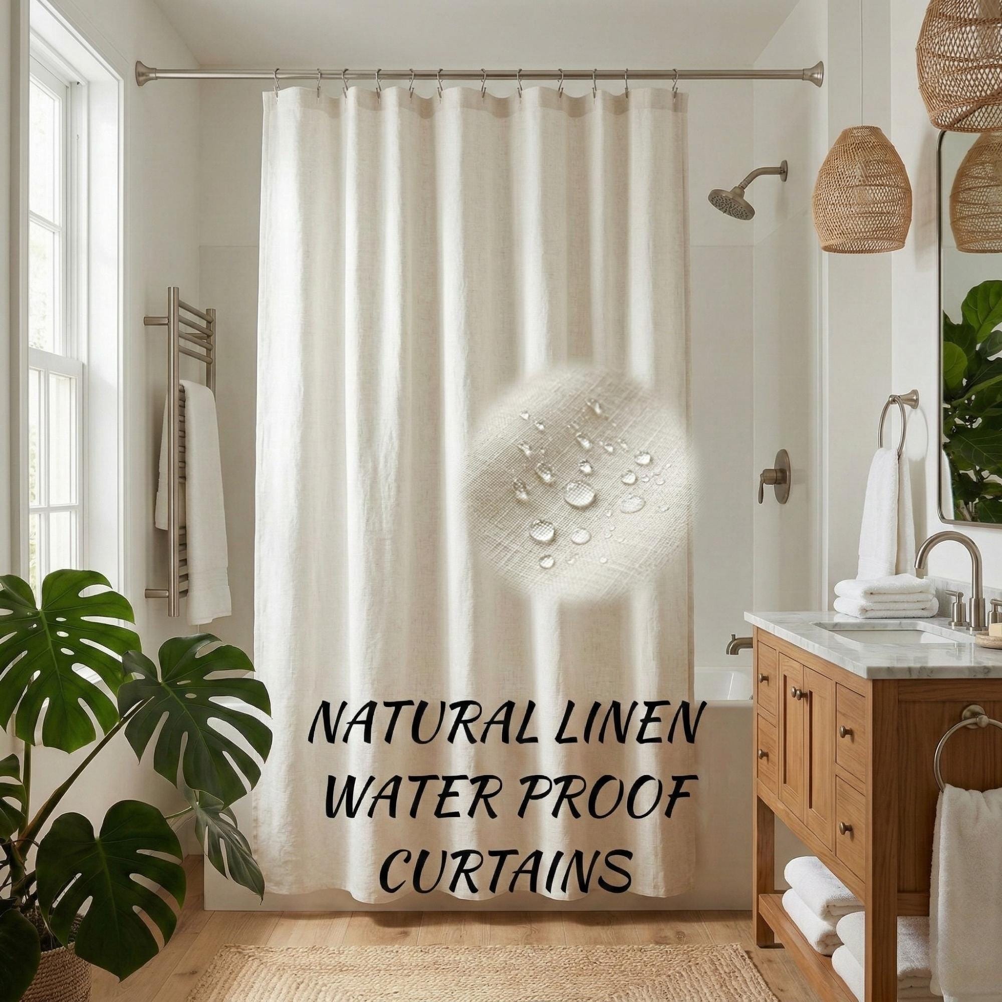 Arquiel Rideau De Douche Cachemire Rétro 182x182 Cm – Polyester Imperméable Lavable, 12 Crochets Inclus – Décor Salle De Bain Vintage