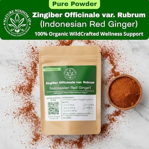 Rode gemberpoeder - Zingiber Officinale Rubrum (Indonesische oorsprong)