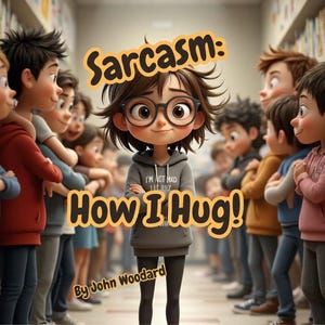 Sarcasm How I Hug, Narrated, Educational, Storytelling, Printable, Shareable, Auto-Flipbook, for Kids Ages 0-11