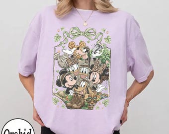 Camiseta Disney Safari Squad, Camiseta de Mickey y sus amigos, Camiseta para el viaje a Disneyland 2026