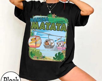 Camisa Hakuna Matata Simba Timon Pumbaa, Viaje a Disneyland 2026