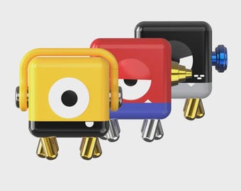 Robot de escritorio interactivo StepBot / Regalo tecnológico (juego de 3)