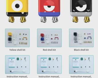 Kit de bricolaje de robot de escritorio StepBot / Dispositivo interactivo de escritorio