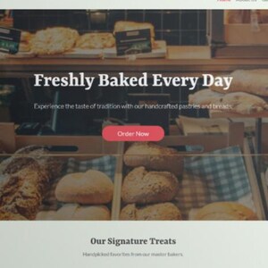 Bakery Website Template | Coffee Shop HTML5 Theme with Cake Shop, Cart & Pastry Pages