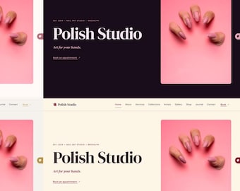 Nail Salon Website Template HTML5 | Responsive Bootstrap 5 Theme for Nail Studios