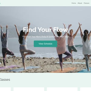 Yoga Studio Website Template | Responsive Bootstrap 5 Theme (19 Pages)