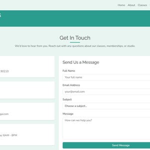 Yoga Studio Website Vorlage | Wellness Instruktor Html 5 Theme mit Stundenplan, Shop & Blog Seiten Bild 4
