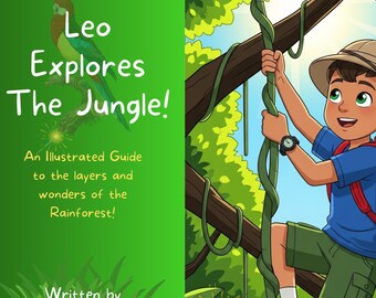 Löwe erkundet den Dschungel! Ein illustrierter Spaß-Regenwald-Führer für Kinder!