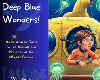 Tiefblaue Wunder! Ein illustrierter Führer durch die Tiere und Lebensräume der Weltmeere (4-8 Jahre)