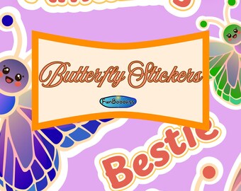 Schmetterling Aufkleber Digitaler Download