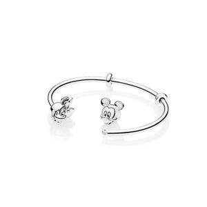 Pandora Musse och Mimmi öppet armband 17,5 cm / 6,9" silver