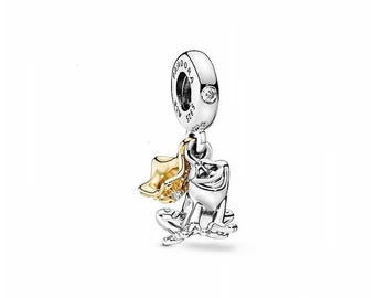 silver pandora tiana frog prince dangle charm