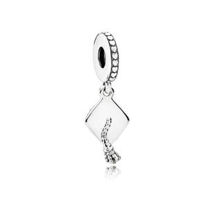 pandora  graduation charm 'hard work pays off