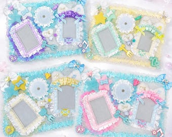 Wkładka do torby Ita, pastelowy wyświetlacz przypinek Kawaii, tablica na odznaki anime, koronkowa wstążka dekoracyjna do przypinek, guzików i kartek ze zdjęciami