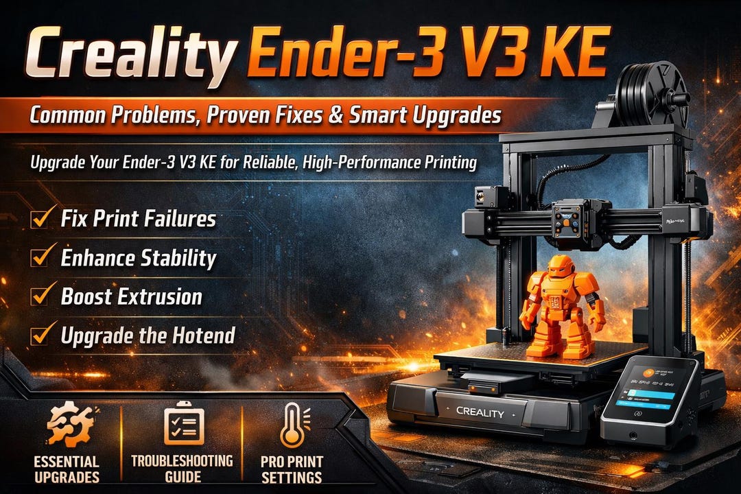 Creality Ender-3 V3 KE: Common Problems & Smart Upgrades - Etsy