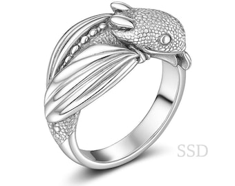 Toothless Ring Sterling Silver, How to Train Your Dragon Ring, Unisex Hiccup Ring, Cute Silver hand made Ring,Cool Gift for Animation Lovers