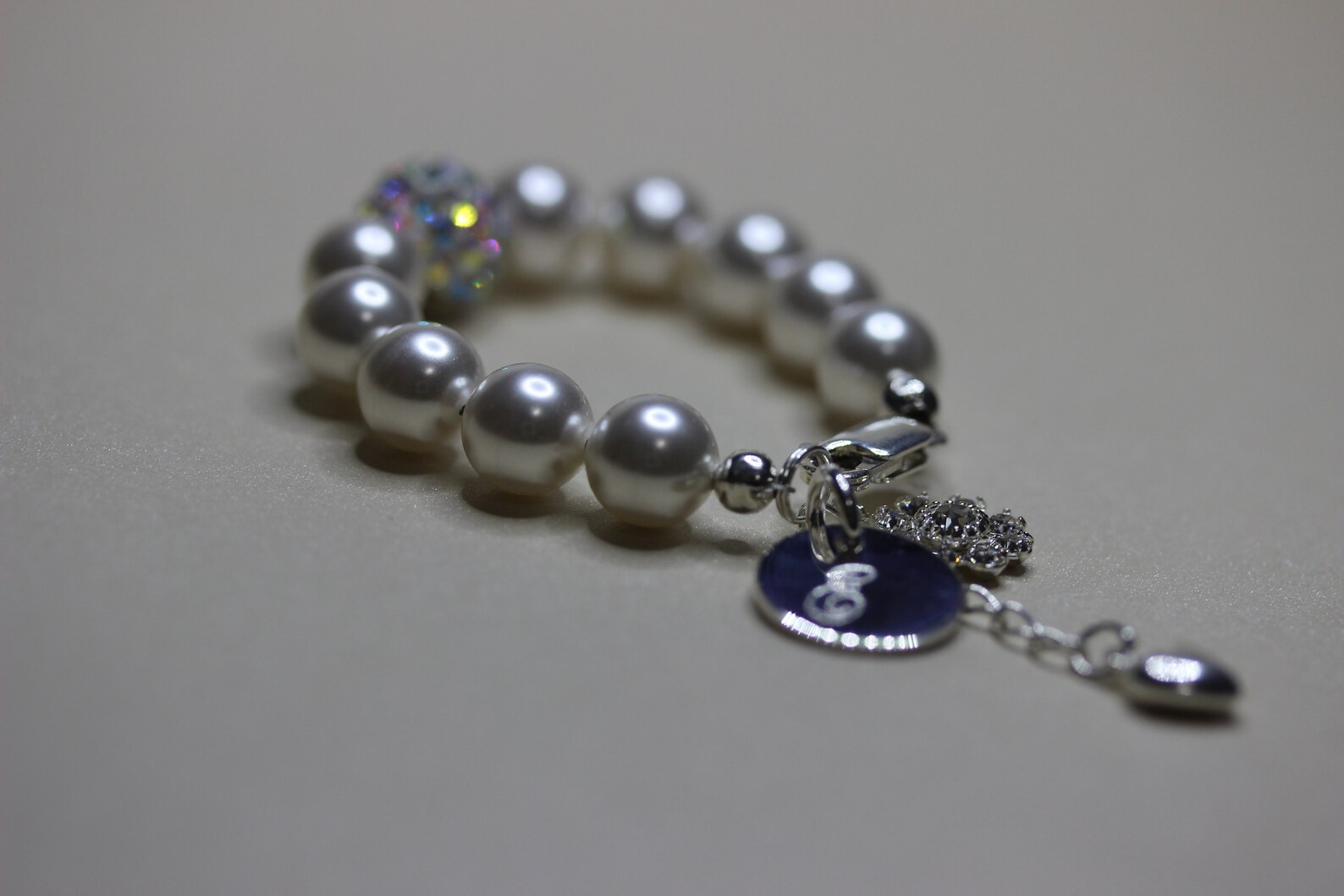 Infant Jewelry SWAROVSKI Baby bracelet Baptism flower girl Etsy