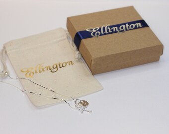 Collar de cruz personalizado para niños y dije con monograma, joyería de bautizo conmemorativa, collar personalizado para niños