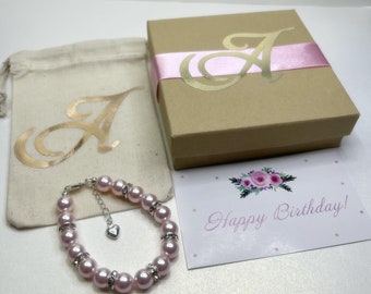 Birthday bracelet, birthday gift, baby bracelet, Children’s birthday bracelet