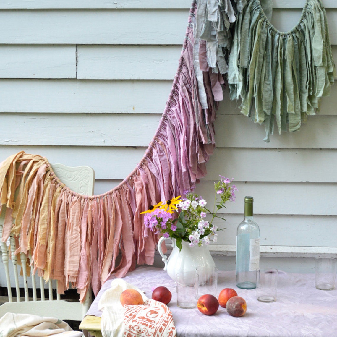 Wanderlust Fabric Garland. Wedding Banner. Baby Girl Nursery. Etsy