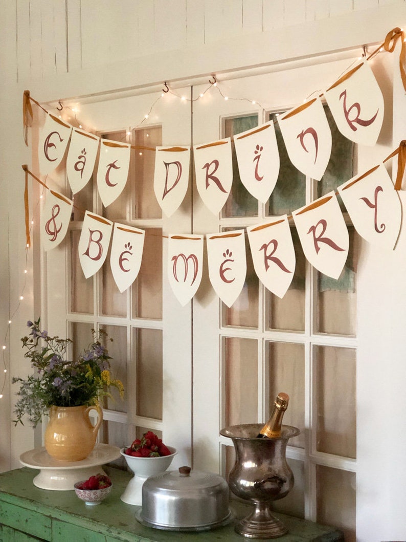 Eat Drink and Be Merry celebration banner by Talufane