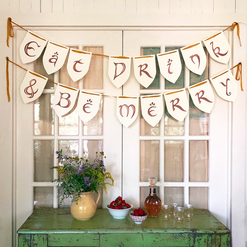 Eat Drink and Be Merry celebration banner by Talufane