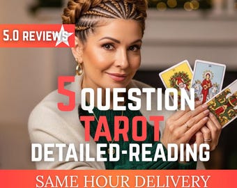 5-Question Same Hour Tarot Reading | Love, Career, Guidance