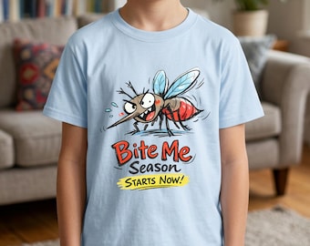 Funny Mosquito Shirt Summer Humor Camping Tee For Insect Lover