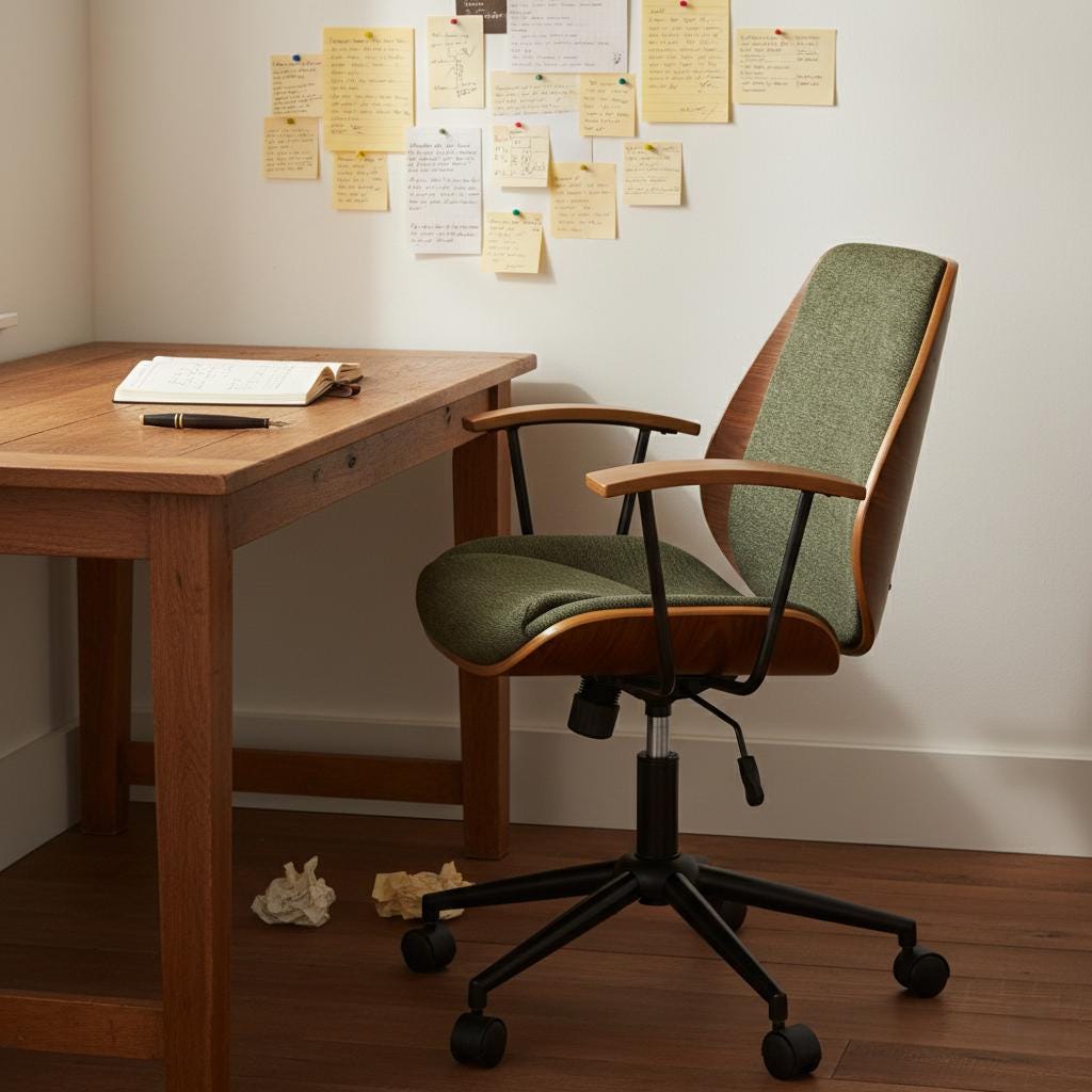 Mid Century Desk Chair - Etsy