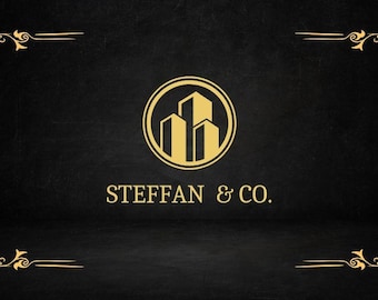 Business Card | Black and Gold Luxury Canva | Elegant Branding | Digital Download