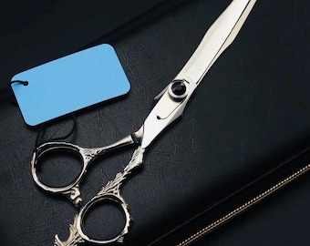 7-Zoll-japanische professionelle Friseurschere Friseursalon haarschneideschere Rechtshänder Dragon Griff Schere